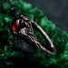 Vintage Fairycore Silver Band – Enchanted Forest Mystical Ring, Ethereal Floral Jewelry, Romantic Nature-Inspired Design