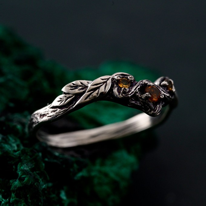 Wedding Ring Wooden Harmony – Wooden Wedding Branch, Wedding Ring Forest Branch, Branch of Love, Forest Wedding Band