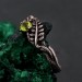 Peridot Fern Branchlet Ring
