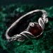 Enchanted Forest Engagement Ring - Nature's Embrace Twig of Love Band