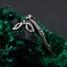 Rustic Emerald Vine Ring: Druid Celtic Tree Design