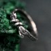 Unique Ring with Leaves - Wedding Ring with Leaf and Branch Design