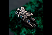 Ring Butterfly of Destiny, Unique Butterfly, Ring Graceful Butterfly, Butterfly on a Ring, Art of Butterflies