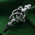 Celtic Knot Sterling Silver Ring – Symbol of Eternity