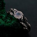 Silver Branch Band: Woodland-Inspired Sylvan Silver Wrap Ring