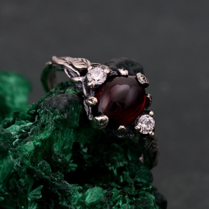 Bohemian Bridal Ring - Nature Inspired Jewelry for Fairy Tale Weddings