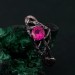 Heart of Fire: Gothic Ruby Ring