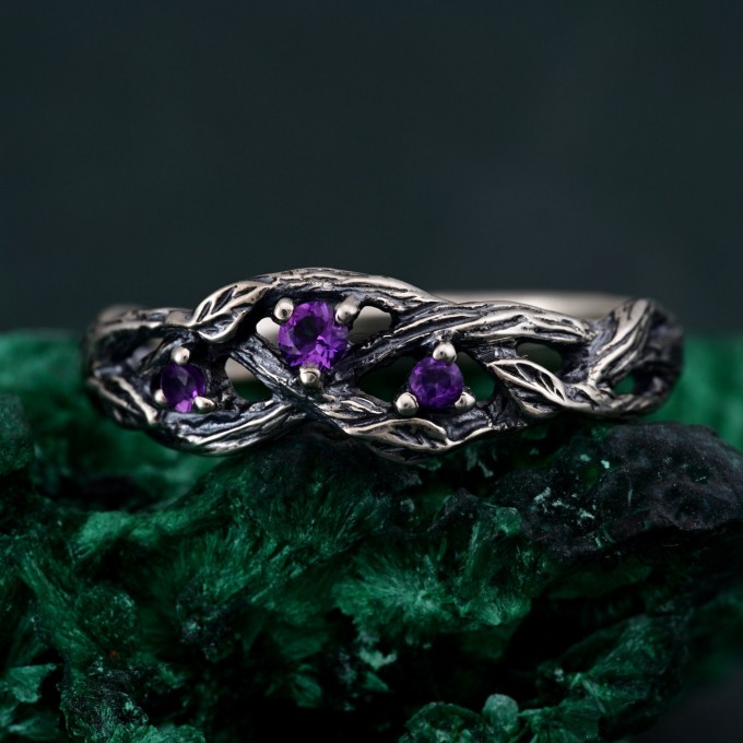 Branch of Love Silver Ring