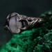 Moonlit Whisper: Gothic Moonstone Ring