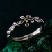 Handcrafted Silver Peridot Ring – Elegant Leaf Design with Elvish Green GemstoneHandcrafted Silver Peridot Ring – Elegant Leaf Design with Elvish Green Gemstone