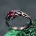 Nature's Finest Silver Leaf Elegance Ring