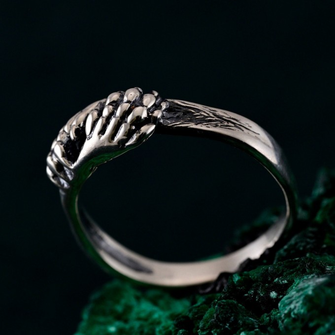 Majestic Silver Lion Claw Ring – Unique Animal-Inspired Jewelry