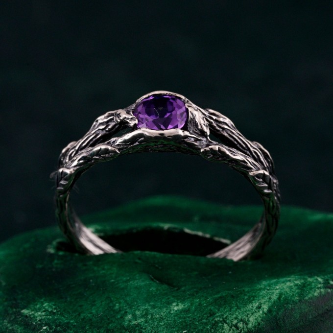 Silver Branch Ring - Nature's Touch Wrap Ring