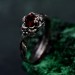 Lotus Blossom Silver Ring – Elegant Harmony Symbol for Him & Her