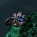Whispers of the Night: Gothic Dragonfly Ring