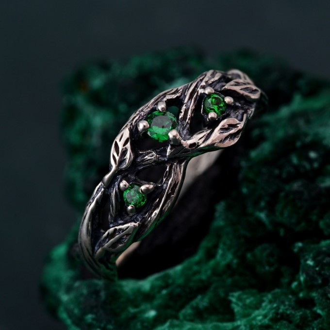 Branch of Love Silver Ring – Nature's Embrace Engagement Band, Woodland Whispers Silver Ring, Eternal Tree Branch Silver Band, Gift for Her