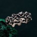 Unbreakable Ties: Gothic Chain Silver Ring