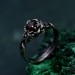 Lotus Elegance Silver Band – Unique Artisan Crafted Floral Ring for Him & Her