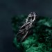 Nature-Inspired Braided Vine Silver Ring