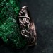 Elegant Silver Leaf Ring – Unique Botanical Wedding Band, Handcrafted Nature Jewelry