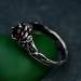 Lotus Blossom Silver Ring – Elegant Harmony Symbol for Him & Her