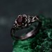 Lotus Elegance Silver Band – Unique Artisan Crafted Floral Ring for Him & Her