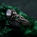 Oxidized Sterling Silver Serenity Ring