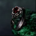 Lotus Elegance Silver Band – Unique Artisan Crafted Floral Ring for Him & Her