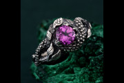 Scale of the Dragon Ring, Mythical Scale Ring, Silver Dragon Armor Ring, Silver Ring Dragon Scale,  Serpentine Elegance Ring