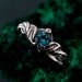 Woodland Promise Ring – Enchanted Forest Engagement Ring, Nature-Inspired Twig Band, Rustic Silver Jewelry for Women