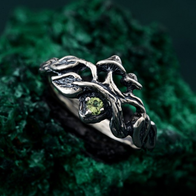 Gothic Witch Rings for All Genders – Unisex Silver Geometric Wedding Ring