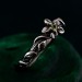 Handcrafted Silver Peridot Ring – Elegant Leaf Design with Elvish Green GemstoneHandcrafted Silver Peridot Ring – Elegant Leaf Design with Elvish Green Gemstone