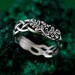 Enchanted Forest Silver Ring with Nature-Inspired Twig Design
