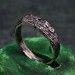 Unique Masculine Wood Texture Engagement Ring – Rustic Forest Wedding Band