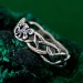 Enchanted Forest Silver Ring with Nature-Inspired Twig Design