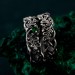 Nature's Embrace Oak & Acorn Wedding Bands
