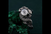 Silver Dragon Armor Ring, Scale of the Dragon Ring, Dragon Scale Silver Ring, Mythical Scale Ring, Serpentine Elegance Ring