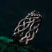 Emerald Oak Leaf Silver Ring