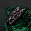 Wild Nature Silver Ring – Elegant Minimalist Design with Pine Tree, Twig, and Pinecone Details