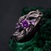Women's Wedding Bands – Nature's Finest Tree of Life Band, Leafy Splendor Silver Woodland Engagement Ring