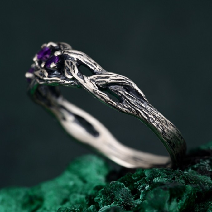 Branch of Love Silver Ring
