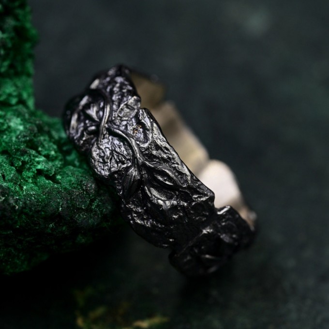 Handcrafted Adam's Touch Ring – Michelangelo-Inspired Artisan Jewelry