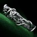 Ivy Vine Sterling Silver Ring with Nature-Inspired Charm
