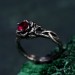 Handcrafted Silver Lotus Ring – Elegant Nature-Inspired Emblem for Her and Him
