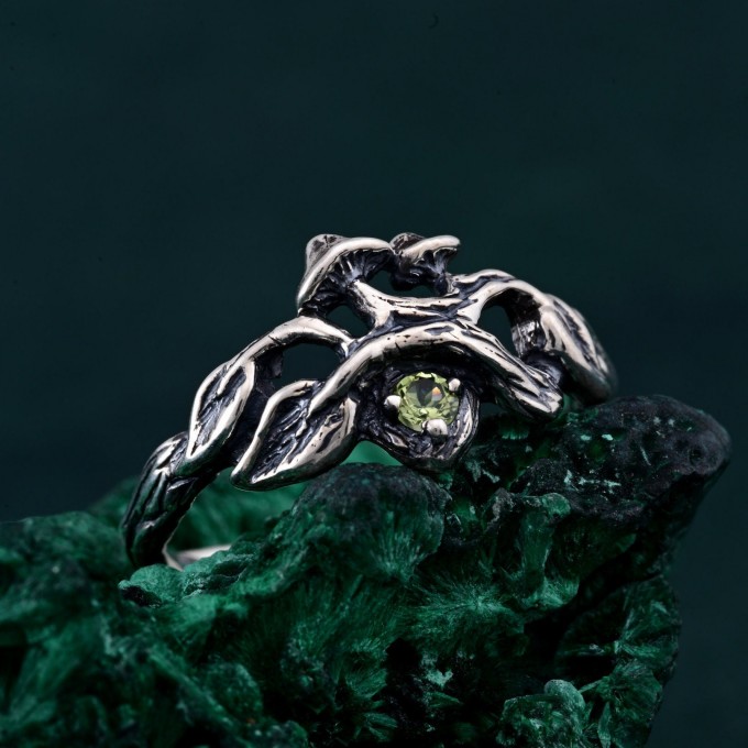 Gothic Witch Rings for All Genders – Unisex Silver Geometric Wedding Ring