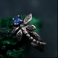 Whispers of the Night: Gothic Dragonfly Ring