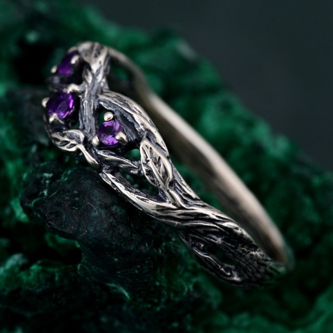 Branch of Love Silver Ring