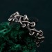 Silver Mushroom Ring: Nature-Inspired Forest Symphony Fantasy Ring
