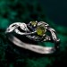 Nature's Finest Silver Leaf Elegance Ring