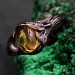 Moonlit Magic Black Witch's Wedding Ring & Woman Wilderness Ring